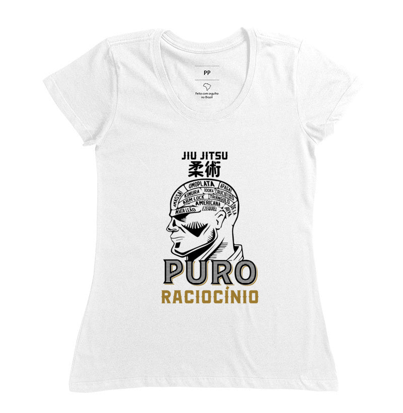 Camiseta Puro raciocínio Algodão Premium