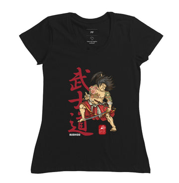 Camiseta Samurai Bushido Algodão Premium