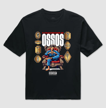 Camiseta OVERSIZED O Colecionador de Ossos