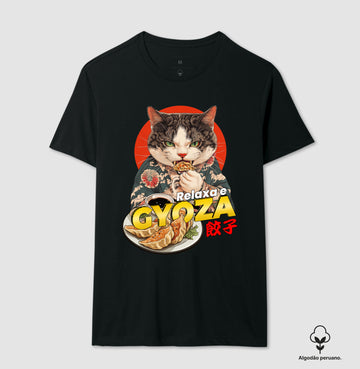 Camiseta Relaxa e Gyoza ALGODÃO PERUANO