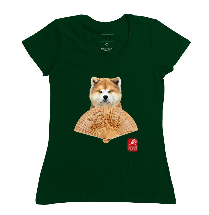 Camiseta Akita Inu Algodão Premium