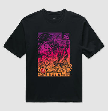 Camiseta OVERSIZED rainbow ryuu