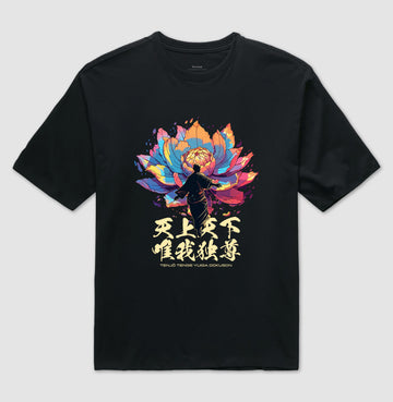 Camiseta OVERSIZED Tenjo Tenge Lotus