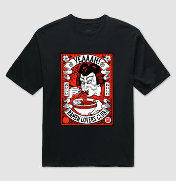 Camiseta OVERSIZED ramen lovers club