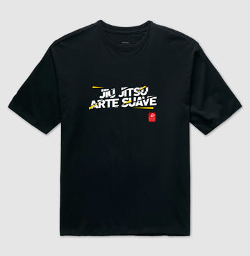 Camiseta OVERSIZED Jiu Jitsu Arte Suave