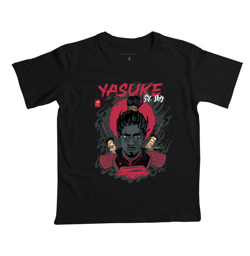 Camiseta Infantil YASUKE Algodão Premium
