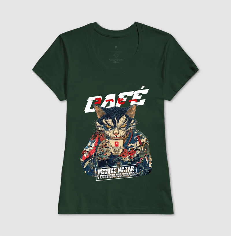 Camiseta É Matar ou Café