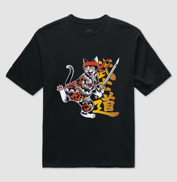 Camiseta OVERSIZED Bushi Neko