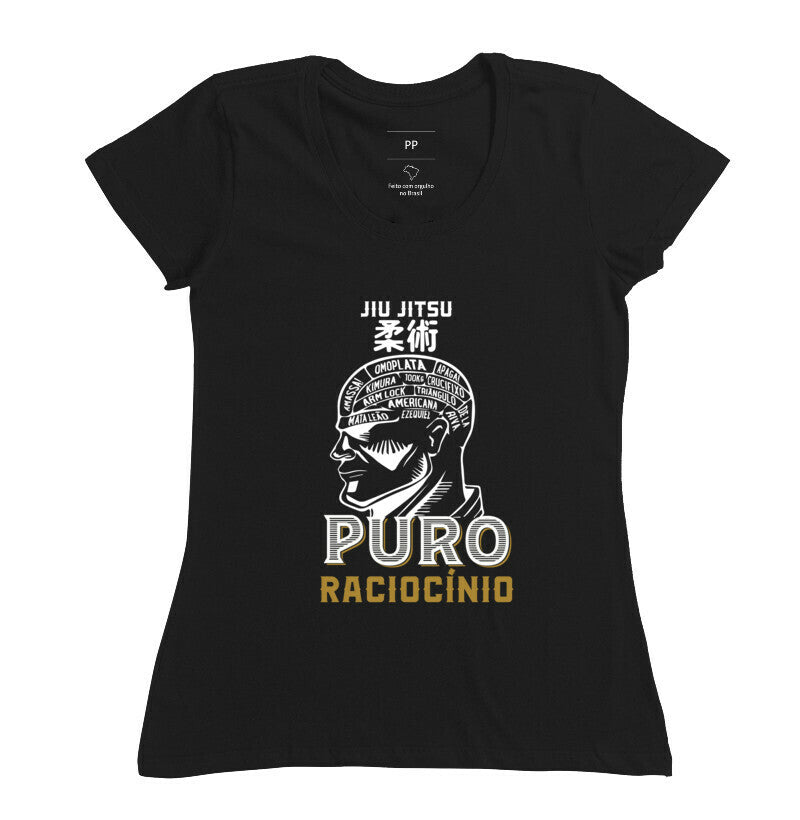 Camiseta Puro raciocínio Algodão Premium