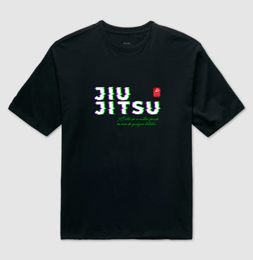 Camiseta OVERSIZED Jiu Jitsu a arte do foco