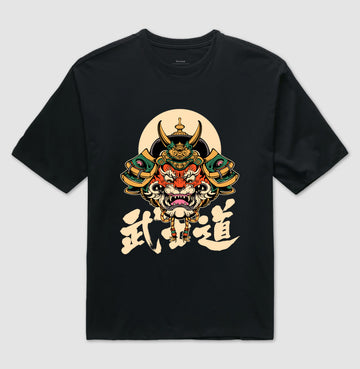 Camiseta OVERSIZED Samurai Tora Bushido