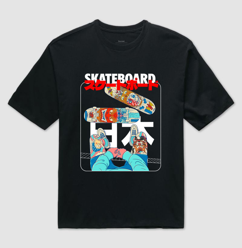 Camiseta Nihon Skateboard OVERSIZED