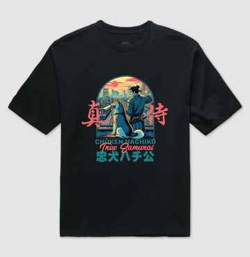 Camiseta OVERSIZED Hachiko True Samurai