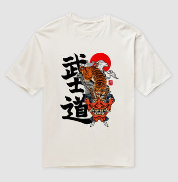 Camiseta OVERSIZED bushido tiger mask