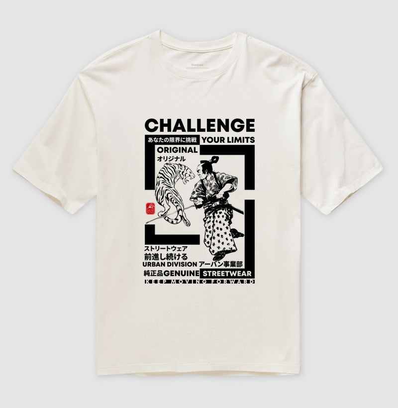 Camiseta OVERSIZED Challenge your limits