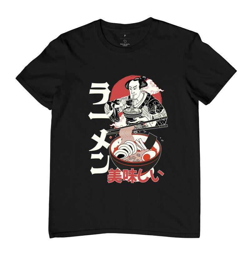 Camiseta Ramen Oishii Algodão Premium