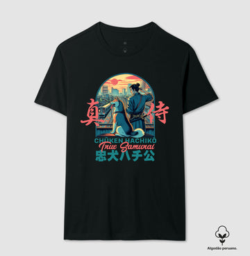 Camiseta Hachiko True Samurai Algodão PERUANO