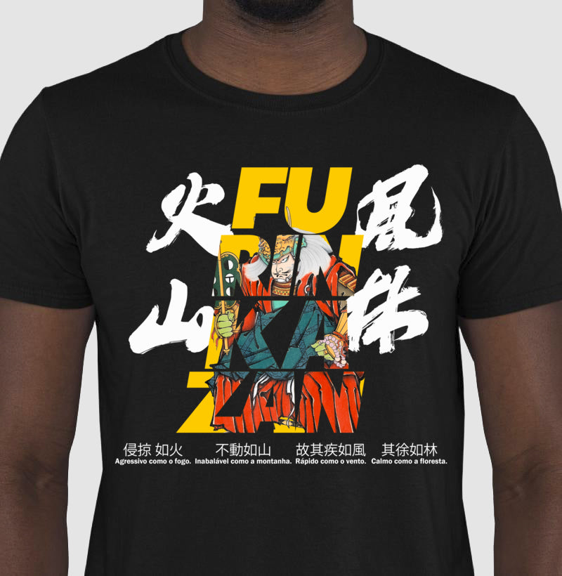 Camiseta FURINKAZAN Algodão Premium