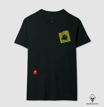 Camiseta Samurai new game+ MINIMAL Algodão PERUANO