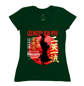 Camiseta Niten Ichi Ryu Algodão Premium