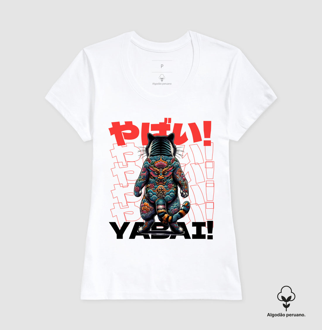 Camiseta YABAI! Algodão PERUANO