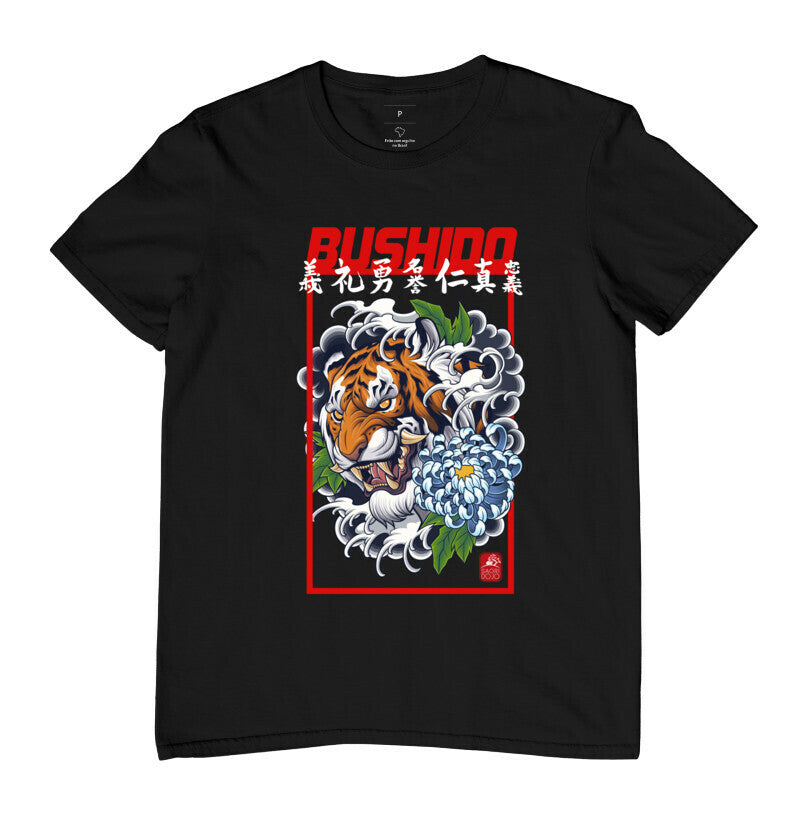 Camiseta Tigre Bushido 2 Algodão Premium