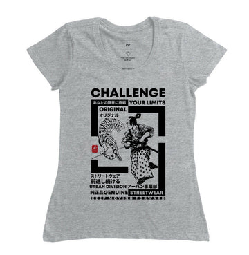 Camiseta Challenge your limits Algodão Premium