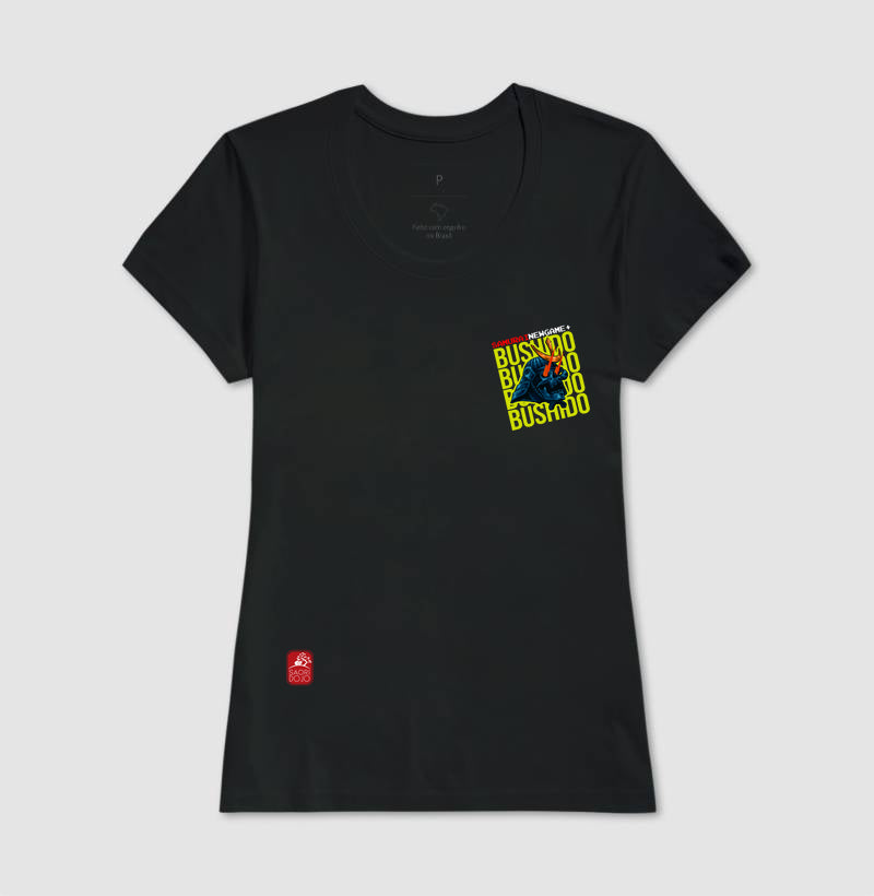 Camiseta Samurai new game+ MINIMAL Algodão Premium