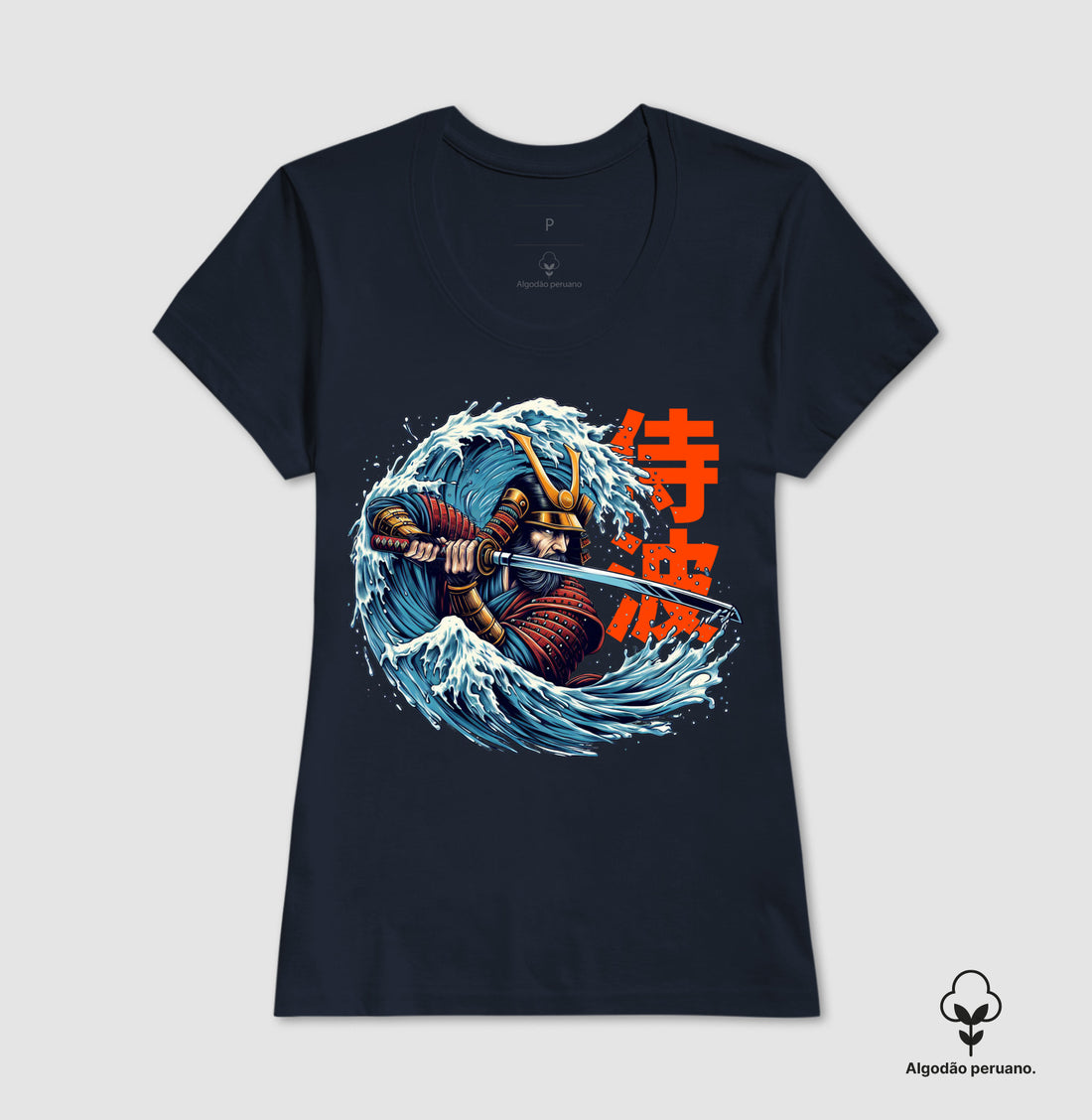 Camiseta Samurai Wave Algodão PERUANO