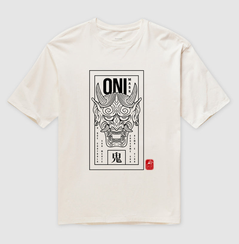 Camiseta OVERSIZED Oni Mask