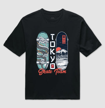 Camiseta OVERSIZED tokyo skate team