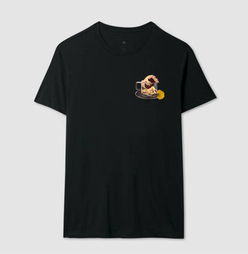 Camiseta Kanagawa Coffee algodão premium