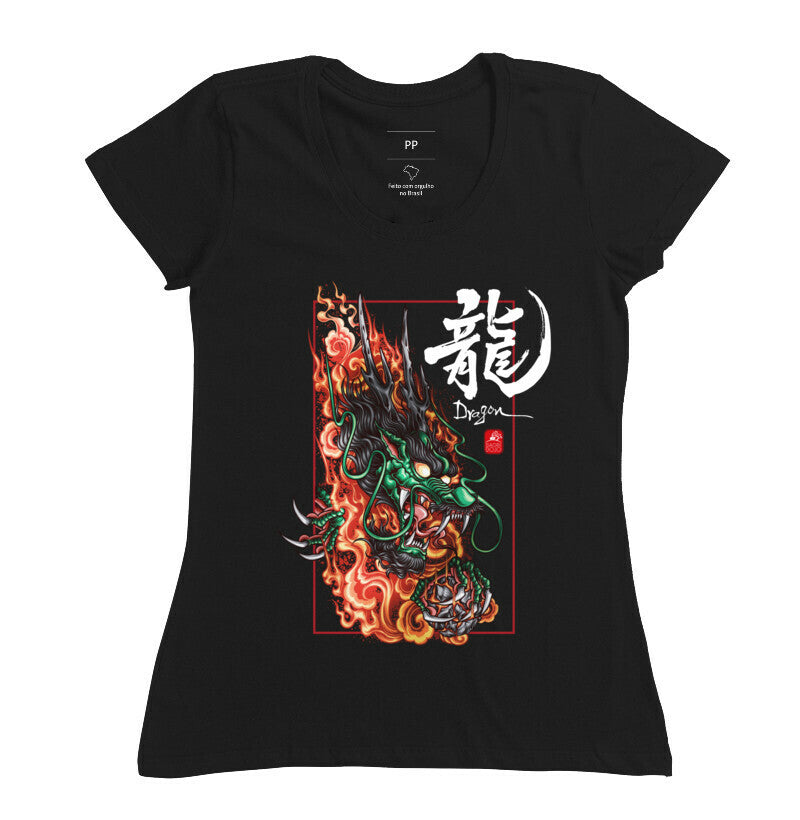 Camiseta rising dragon Algodão Premium