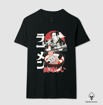 Camiseta Ramen Oishii Algodão PERUANO