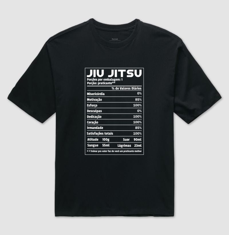 Camiseta OVERSIZED Informação Jiu Jitsu