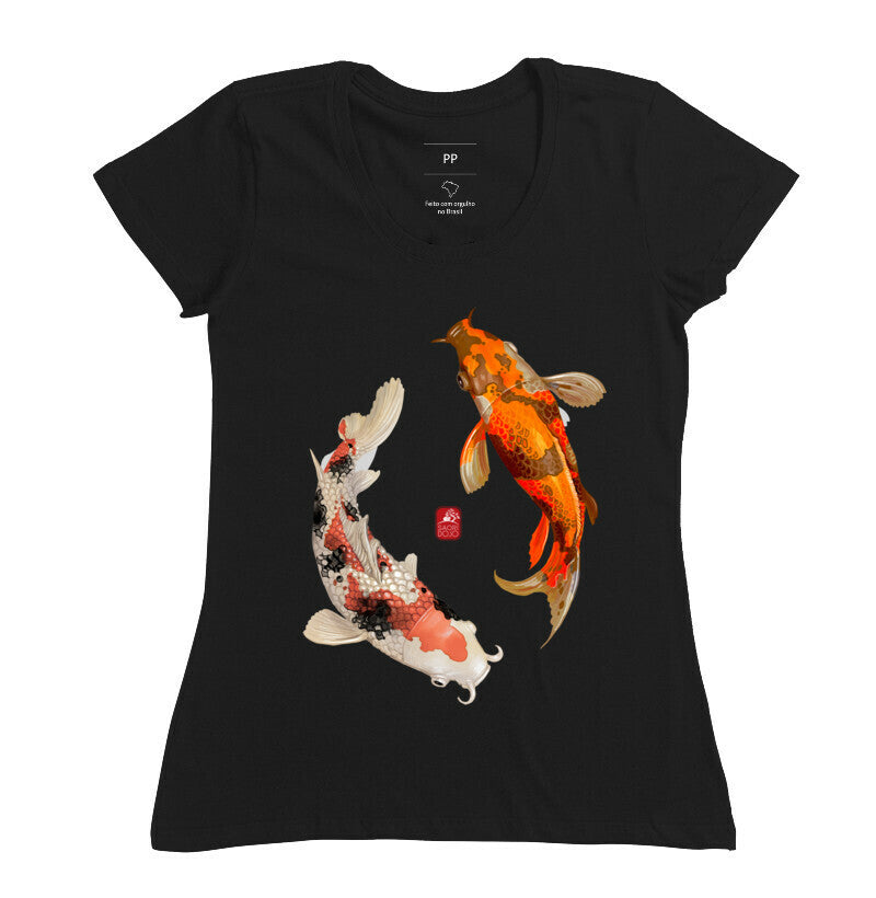 Camiseta double koi Algodão Premium