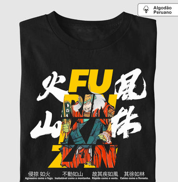 Camiseta FURINKAZAN - Algodão PERUANO