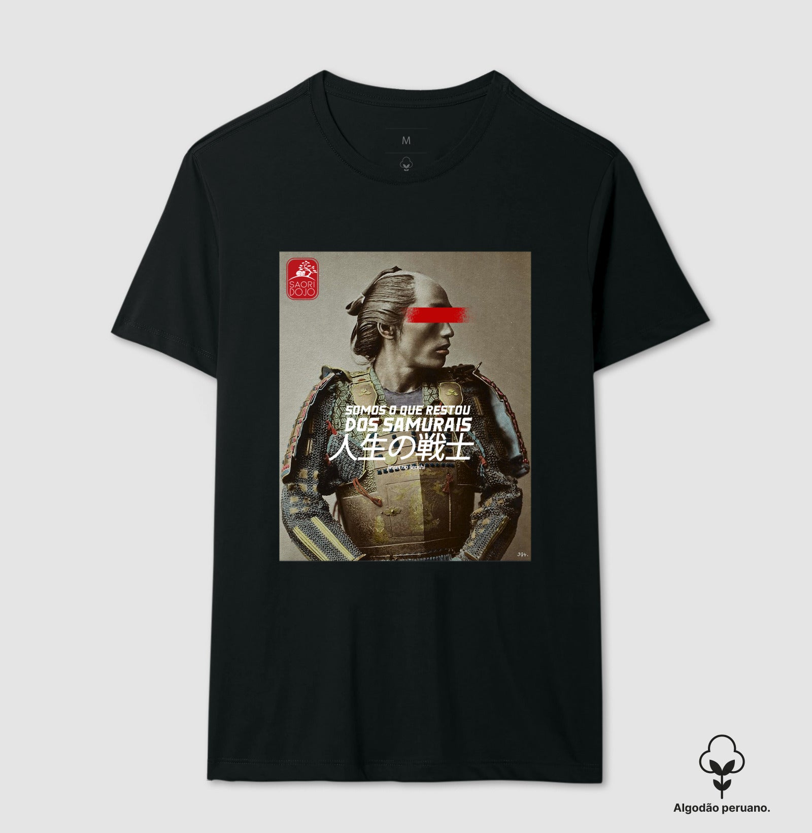 Camiseta O que restou dos samurais Algodão PERUANO