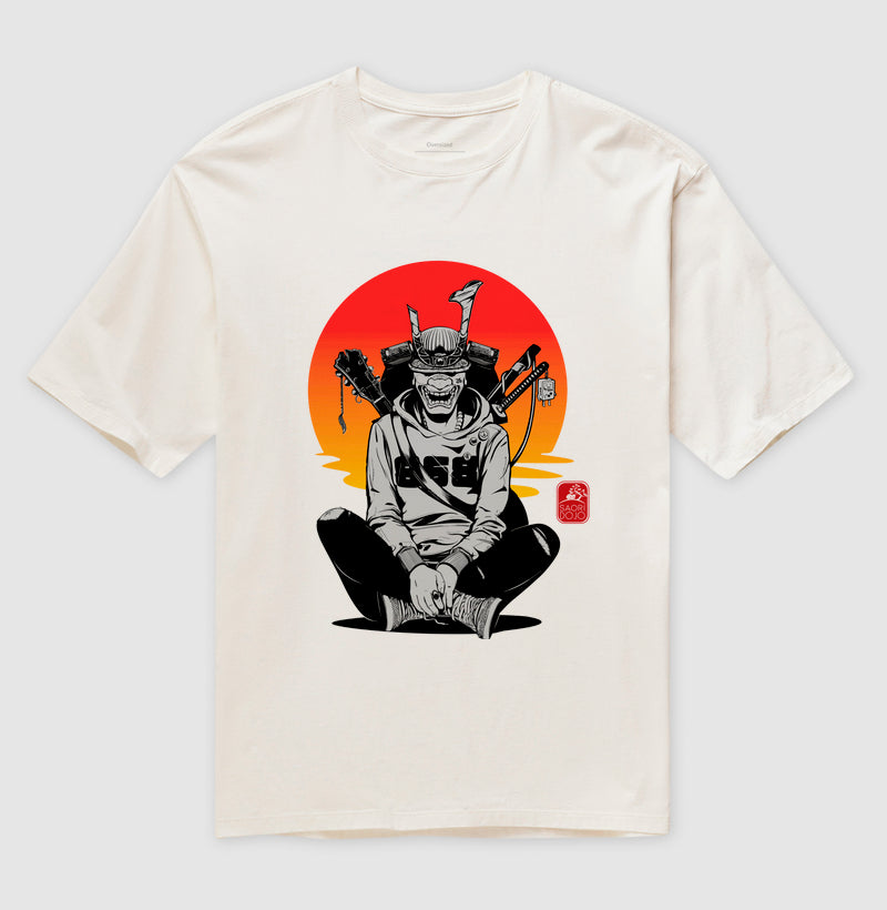 Camiseta OVERSIZED samurai moderno