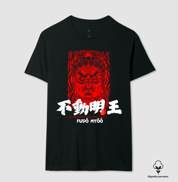 Camiseta Fudō Myōō Algodão PERUANO