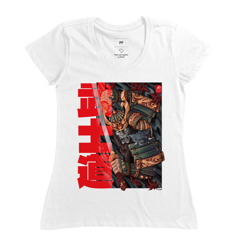 Camiseta Bushido Samurai NEO Algodão Premium