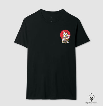 Camiseta Sushi Neko Algodão PERUANO