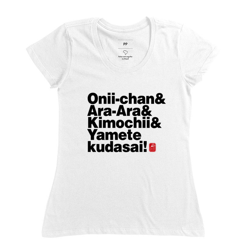 Camiseta Hentai quotes Algodão Premium