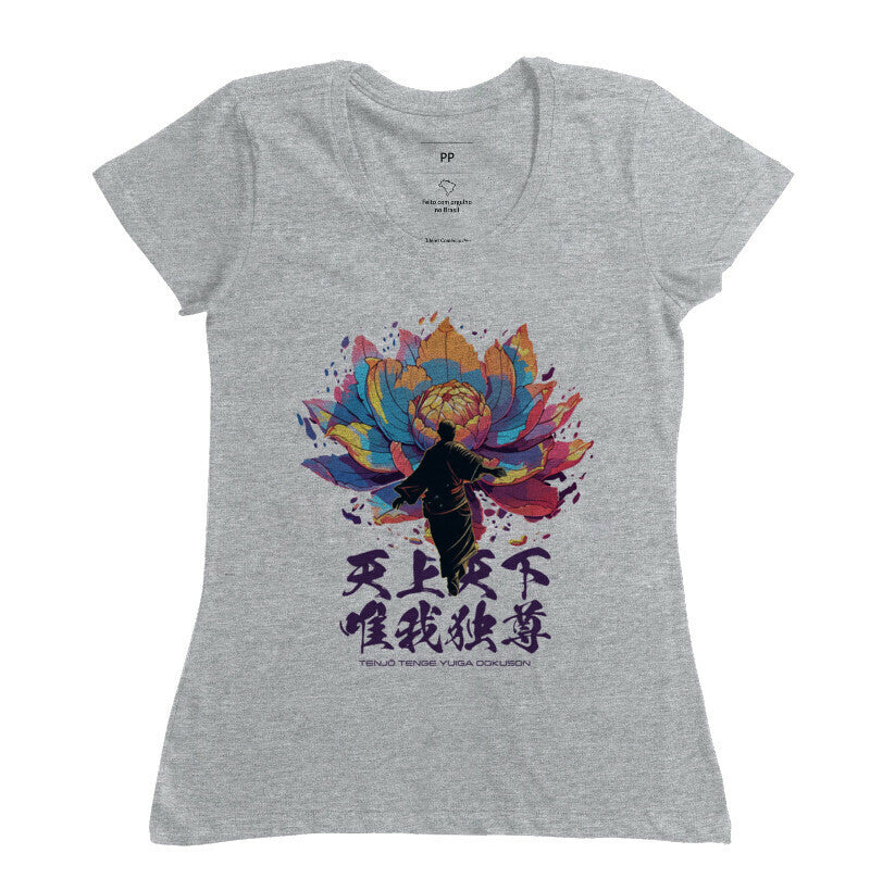 Camiseta Tenjo Tenge Lotus Algodão Premium