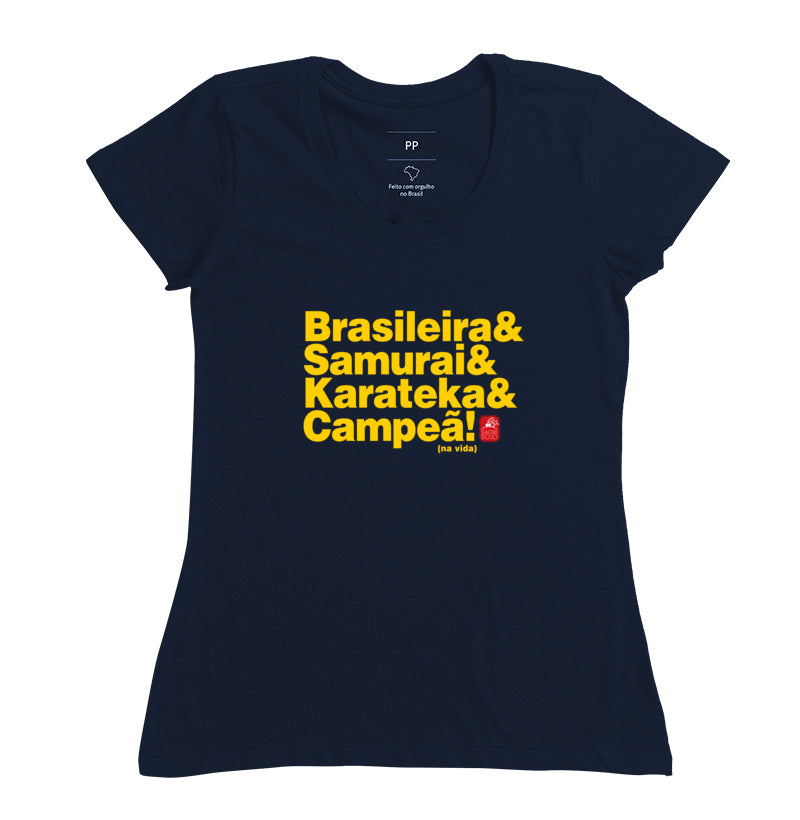 Camiseta brasileiro karateka Algodão Premium