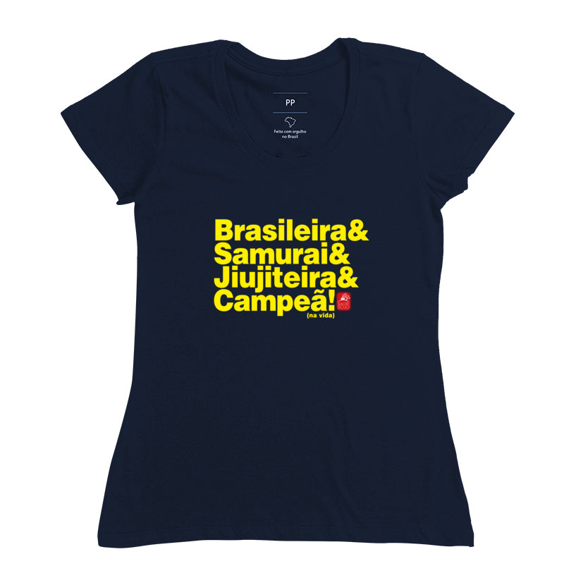 Camiseta brasileiro jiujiteiro Algodão Premium