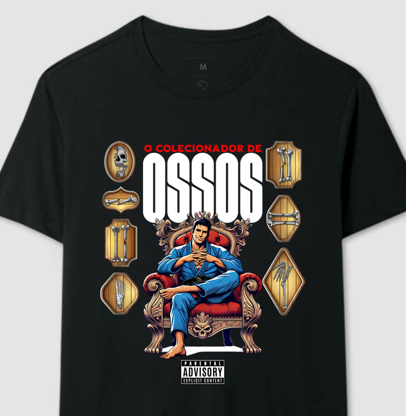 Camiseta O Colecionador de Ossos Algodão Premium