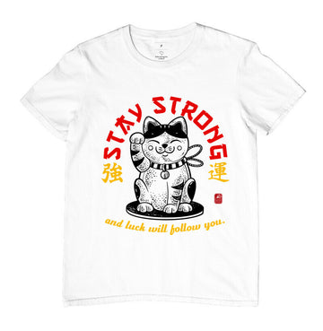 Camiseta strong luck Algodão Premium