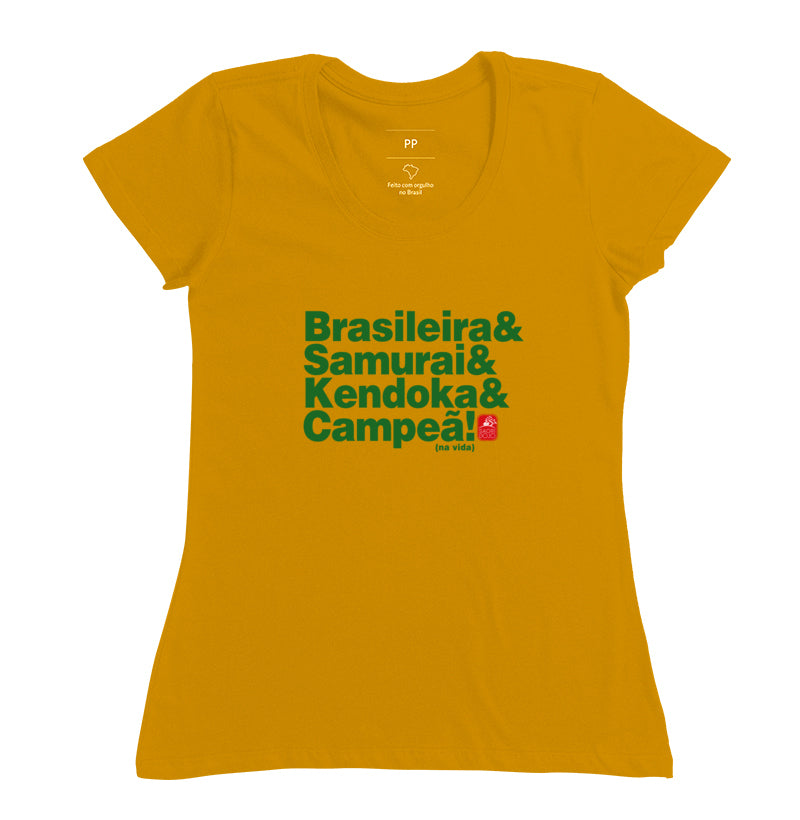 Camiseta Brasileiro kendoka Algodão Premium