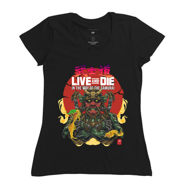 Camiseta live and die Algodão Premium